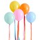 Premium Bright Latex 12" Balloons &amp; Tassel Tails 5Ct