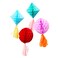 Bright Banquet Tassel Honeycombs 4Ct
