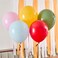 Rainbow Circus Latex 12" Balloons 5Ct