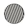 Monochrome Striped Paper Plates 8Ct