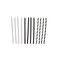Monochrome Tall Skinny Candles 12ct