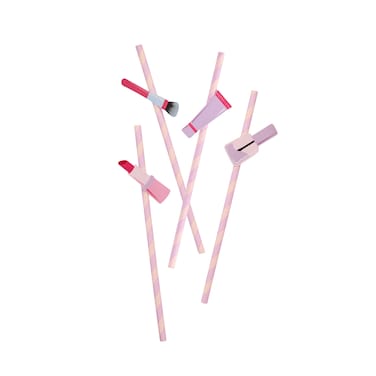 Make Up Paper Straws 16Ct