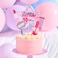 Pamper Party 'Happy Birthday' Card Cake Topper Set