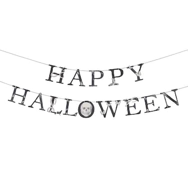 Creepy Chic 'Happy Halloween' Card Banner x2 2m