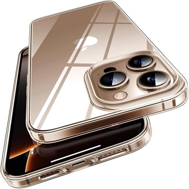 Muzz IPhone 16 Pro Case (6.3 Inch), Transparent, Anti-Scratch, Anti-Yellowing, Shockproof, Crystal Clear (iPhone 16 Pro)