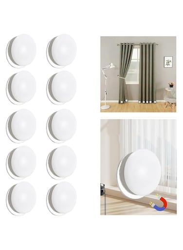 Magnetic Shower Curtain Weights, Use of Weighted Shower Curtain Liner Weights, Curtain Magnets Closure, Stop Curtain Liner from Blowing, Work for Drapery, Flag, Tablecloth