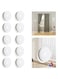 Magnetic Shower Curtain Weights, Use of Weighted Shower Curtain Liner Weights, Curtain Magnets Closure, Stop Curtain Liner from Blowing, Work for Drapery, Flag, Tablecloth