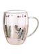 Double Walled Glass Cups, Heat Resistant Highball Glass Cups, Anti Scalding Borosilicate Glass Mugs, Transparent Cappuccino Cups, Paper Hot Cups Perfect for Hot Beverages Tea Coffee Cappuccino