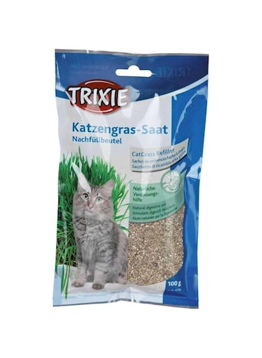Trixie Cat Grass Refill Bag for Cats 100g