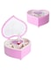 Oasisgalore Heart Shape Ballerina Jewelry Box with Ballet Dancing Musical Memory Boxes Keepsake for Room Decor