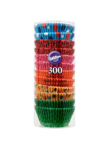 Wilton 300 Pieces Seasons Standard Baking Cups, Multi-Colour, 3 Count