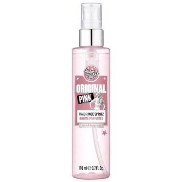 Soap &amp; Glory Original Pink Fragrance Spritz - Lavender Oil + Rose &amp; Citrus Bergamot Scented Body Mist Spray for Women (110ml)