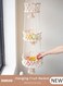 3 Tiers Hanging Fruit Basket, Boho Handwoven Hanging Basket, Wall Hanging Fruit Organizer, Indoor Planter Hangers, Woven Basket for Home, Kitchen, Multifunctional Storage Basket for Fruit, Vegetables, Snacks