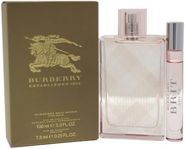 Burberry Brit Sheer Gift Set EDT 100ml + EDT 7.5ml Roll on