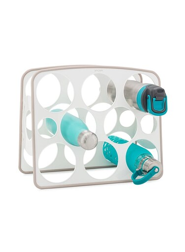 Bottle St And , Mug And Water Bottle Organizer, Storage for Kitchen Cabinet And Pantry Organization - White - 50068 White/Beige 6.3x13.4x11.4inch