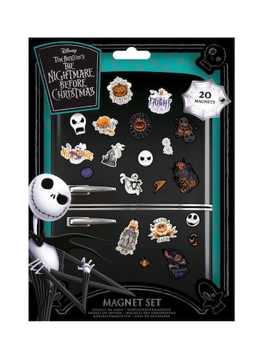 مجموعة مغناطيس الظل الملونة من فيلم "كابوس قبل عيد الميلاد" على شكل هرم