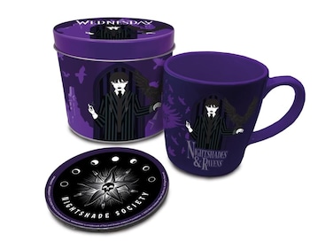 Pyramid Wednesday - Nightshades &amp; Ravens - Mug &amp; Coaster In Metal Tin