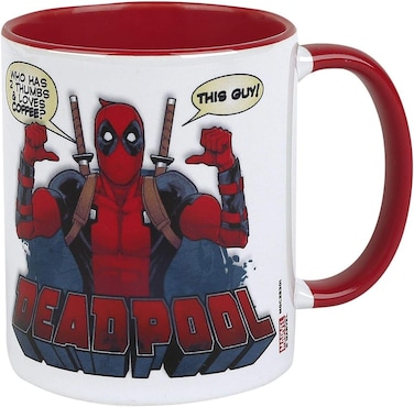 Pyramid Deadpool Marvel (2 Thumbs) Red Inner Mug