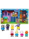 Peppa Kids Toy Family House Set - 8 Family Members Pretend Play Figures, Best Family House Toy For Kids, Dollhouse Family Set For Boys &amp; Girls, Educational Pretend-Play Character Set, Imaginative