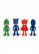 PJ Masks Action Figures Play Set - 4 Pcs Catboy, Owlette, Gekko &amp; Night Ninja Toy Characters With Weapons, Superhero Cake Toppers &amp; Party Decorations, Articulated Role Play Dolls For Kids 3+