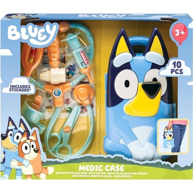 مجموعة لعب حقيبة طبية من بلوي (10 قطع)