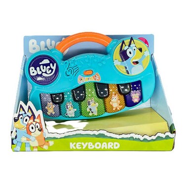 لوحة مفاتيح تفاعلية للأطفال من بلوي (25 × 18 سم، أزرق)