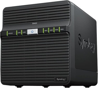 Synology DS423 24TB 4 Bay Desktop NAS Solution installed with 4 x 6TB HAT3300 Drives