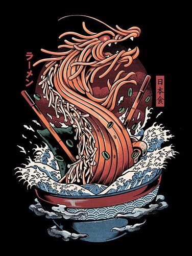 الهرم إيلستراتا التنين رامين 30X40