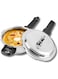 Vinod 18/8 Stainless Steel Pressure Cooker 3.5 Litres   Deep Frypan  Sandwich Bottom   Induction &amp; Gas Stove Friendly   Sturdy Handle ISI &amp; CE Certified
