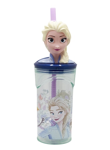 Frozen 3D Figurine Tumbler Water Bottle For Kids 360 ML