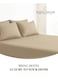 Decor 210TC Cotton Satin Single Solid Bed Sheet Set 2PC   Soft Breathable Satin Flat Sheet 180x260 cm   1 pillowcase 50x75 cm   OEKO-TEX &amp; ECAS Certified