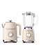 Radoco Electric Kettle and Blender Combo Set - Cream