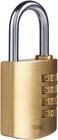 Yale Y150B/40/130/1 - Brass Combination Padlock (40 Mm) -