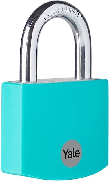 Yale YE3B/50/126/1/TE Padlock Aluminium 50 mm Teal, 50mm