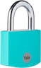 Yale YE3B/50/126/1/TE Padlock Aluminium 50 mm Teal, 50mm