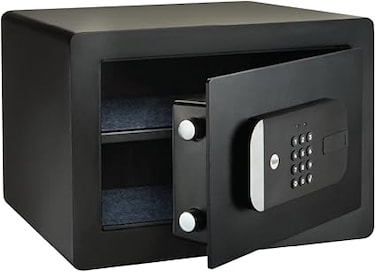 Yale Smart Safe, With Mobile Phone-Bluetooth, Pin Code &amp; Mechanical Key Access, Notifications &amp; Activity Monitoring, Access Management with the Yale Home App, Black, YSS/250/EB1