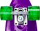 ZIGGY 22" LED Light-Up Skateboard for Kids  Mini Cruiser for Girls &amp; Boys with PU Lighted Wheels, ABEC-5 Bearings &amp; Aluminum Trucks &ndash; Purple