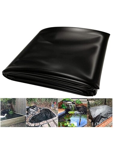 HLJPL Pond Liner Heavy Duty Flexible Fish Pond Bed Liners rubber underlay Foldable Durable Impermeable Film for Water Pool Waterfall Ponds Water Gardens (Color : B15, Size : 2x5m/6.6x16.4ft)