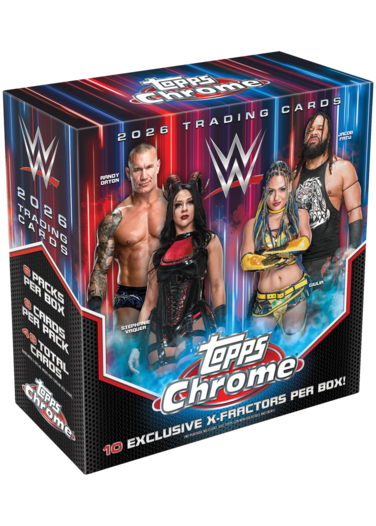 Topps Chrome WWE Mega Box 2026