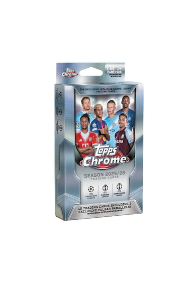 Topps Chrome UEFA Club Competitions 2025/26 Hanger Box