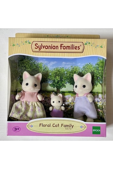 Sylvanian Families Floral Cat Family 5373