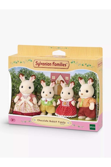 Sylvanian Families Chocolate Rabbit Family 5496