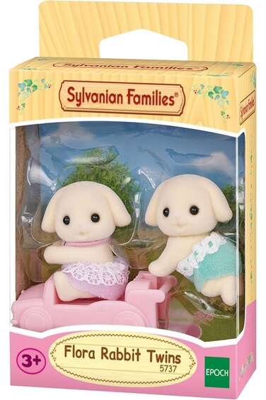 Sylvanian Families Flora Rabbit Twins 5737