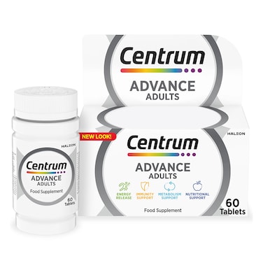 Centrum Advance MultiVitamin, 60 Tablets