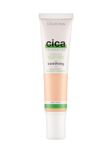 Hydrating Medium Coverage Cica Foundation Infused with Anti-Redness - Cashew 30ml