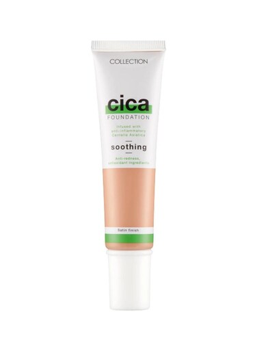 Hydrating Medium Coverage Cica Foundation Infused with Anti-Redness - Light vanila 30ml