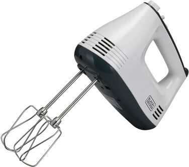 Black &amp; Decker 300W Hand Mixer, White - M350-B5