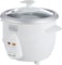 Black+Decker 350W 0.6L Rice Cooker With Removable NonStick Bowl, Steaming Tray, Water Level Indicator And A Glass Lid With Cool Touch, For Healthy Meals RC650-B5