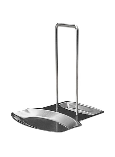 Lid And Spoon Rack Silver 19x19x16centimeter
