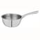 
Sonex - Majestic Stainless Steel Milk &amp; Sauce Pan, 17 cm (1.2 Ltr), Sandwich Bottom, Cool Handle, Easy Pour Spout, Ideal for Milk, Sauces &amp; Soups, Durable Construction